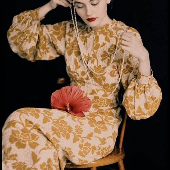 Zara Floral Midi Dress - Picture 6 of 16